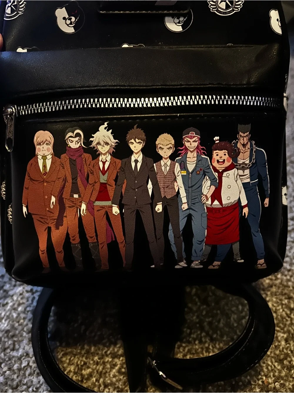 Hot Topic Black Danganronpa Character Mini Backpack Anime